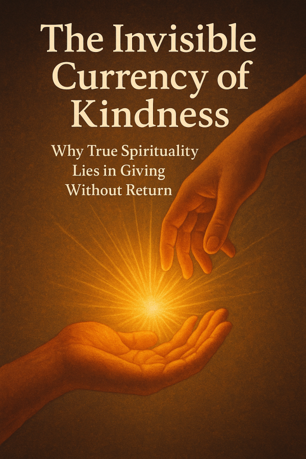 The Invisible Currency of Kindness is Spirituality
