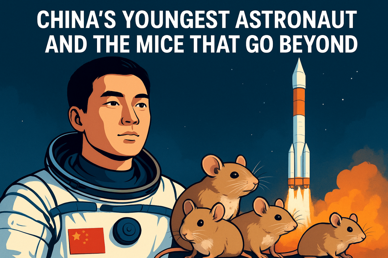 Into the Silent Vastness: China’s Youngest Astronaut and the Mice That Go Beyond