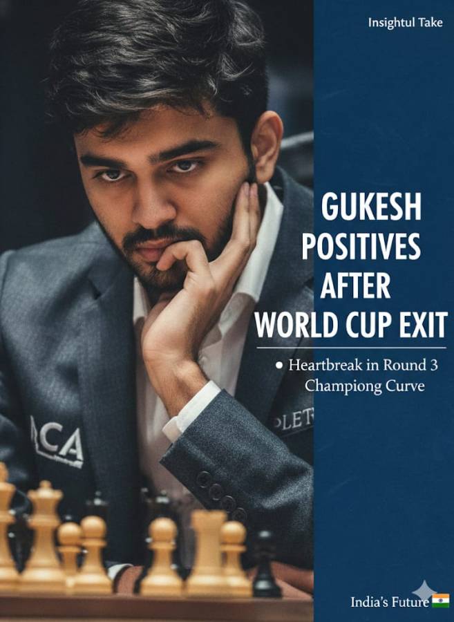 Gukesh Counts Positives After World Cup Exit, Setting Stage for India’s Future