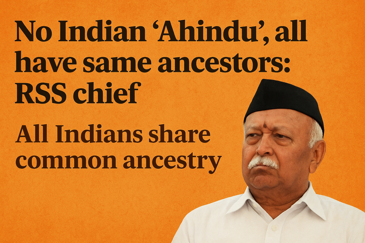 No Indian is ‘Ahindu’: RSS Chief Says All Share Common Ancestry