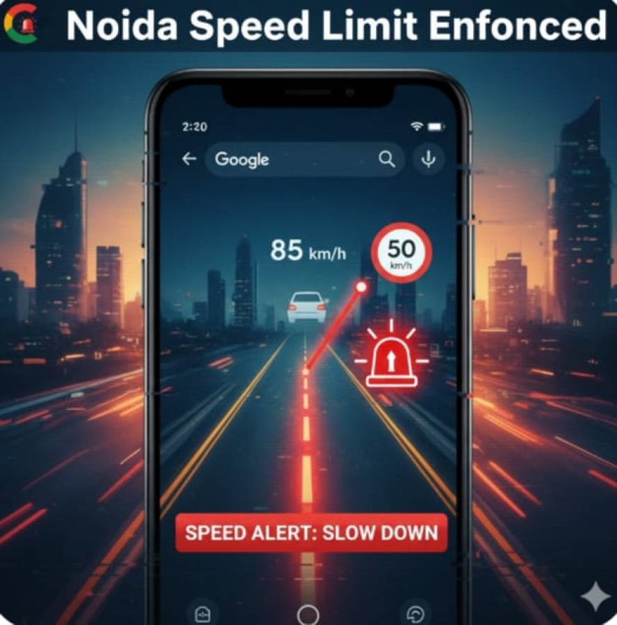 Noida’s New Road to Safety Google Maps Now Tracks Speed Limits