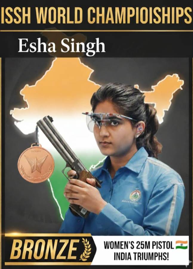 Esha Singh Clinches Bronze, a New Star Rises in Indian Shooting
