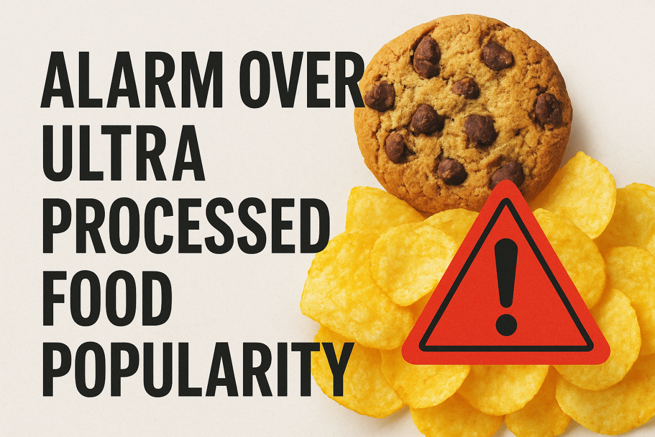 Alarm Over the Rising Popularity of Ultra Processed Foods