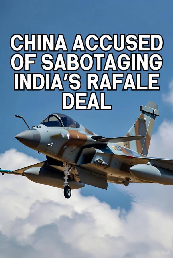 Beijing’s Shadow Campaign: China Accused of Sabotaging India’s Rafale Deal Amid Deepening Sino Pak Ties