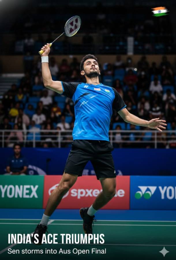 The Ballad of the Blue Canvas: Lakshya Sen’s 86-Minute Epic Against the Second Seed