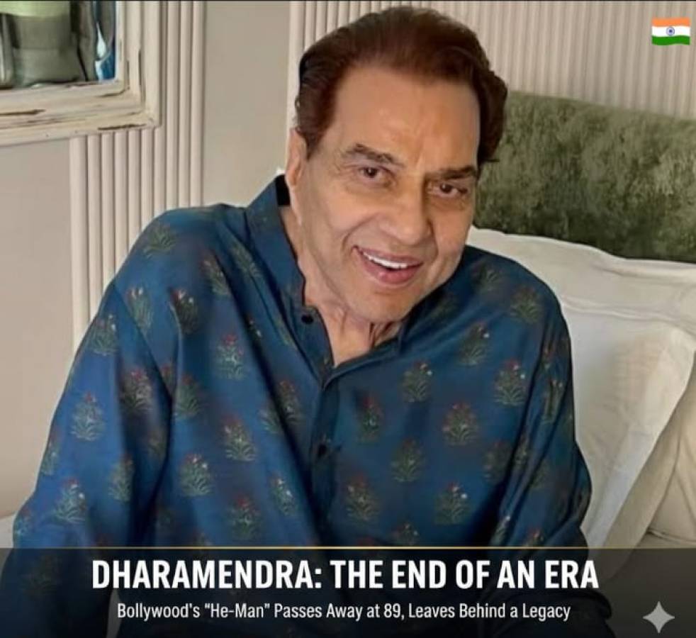 The Golden Heart and Iron Fists: A Tribute to Dharmendra, Bollywood’s Eternal ‘He-Man’
