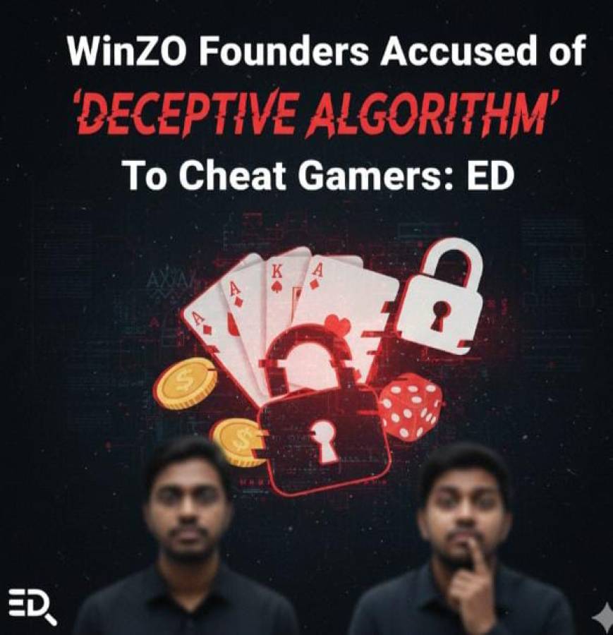 WinZO Founders Accused of Using ‘Deceptive Algorithm’ to Cheat Gamers: ED