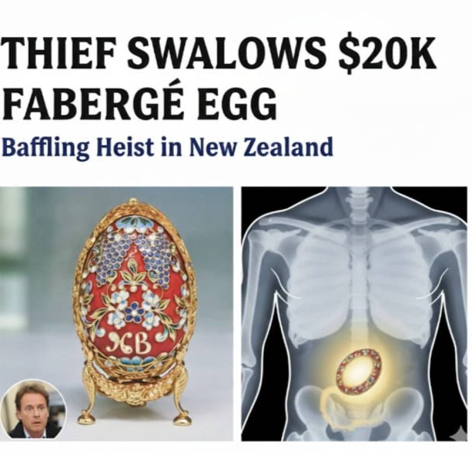 Auckland Thief Swallows $20,000 Fabergé Egg in One of the Strangest Heists of the Year