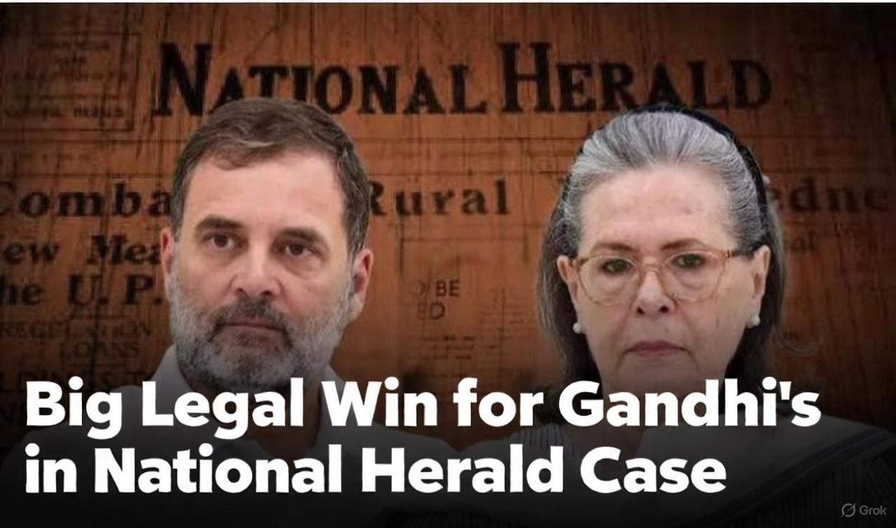 Legal Blow to ED: Delhi Court Refuses to Take Cognizance of Charge Sheet Against Sonia and Rahul Gandhi