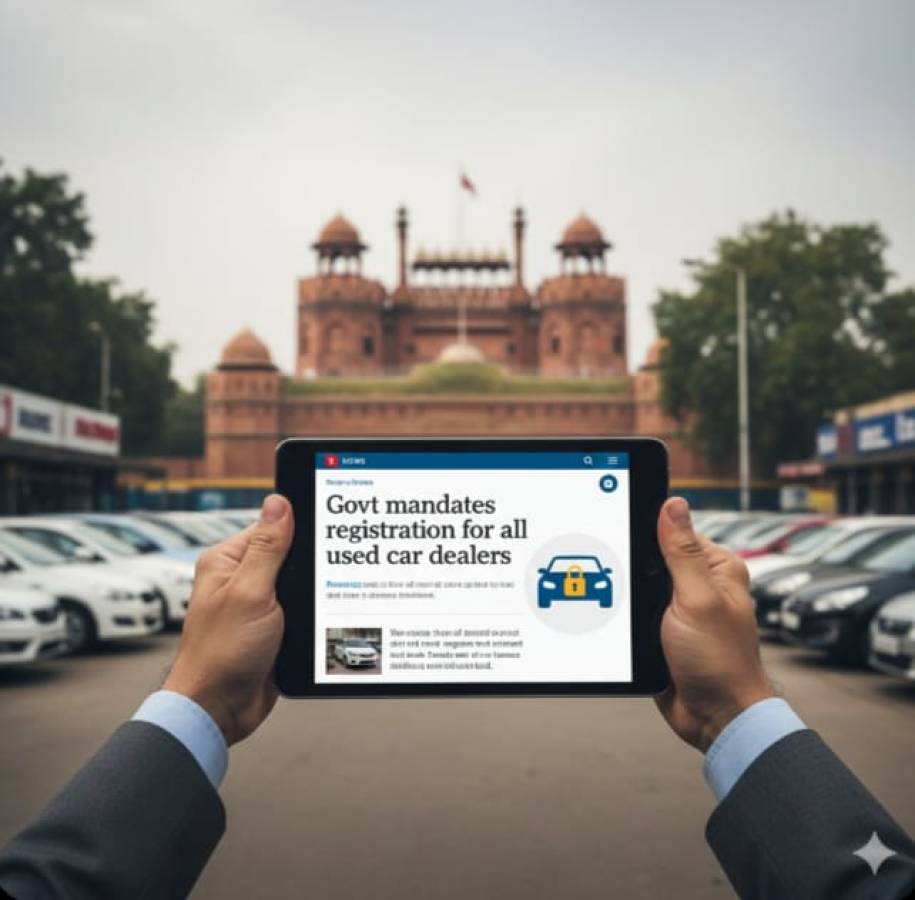 Delhi Government Mandates Registration for Used Car Dealers to Boost Security