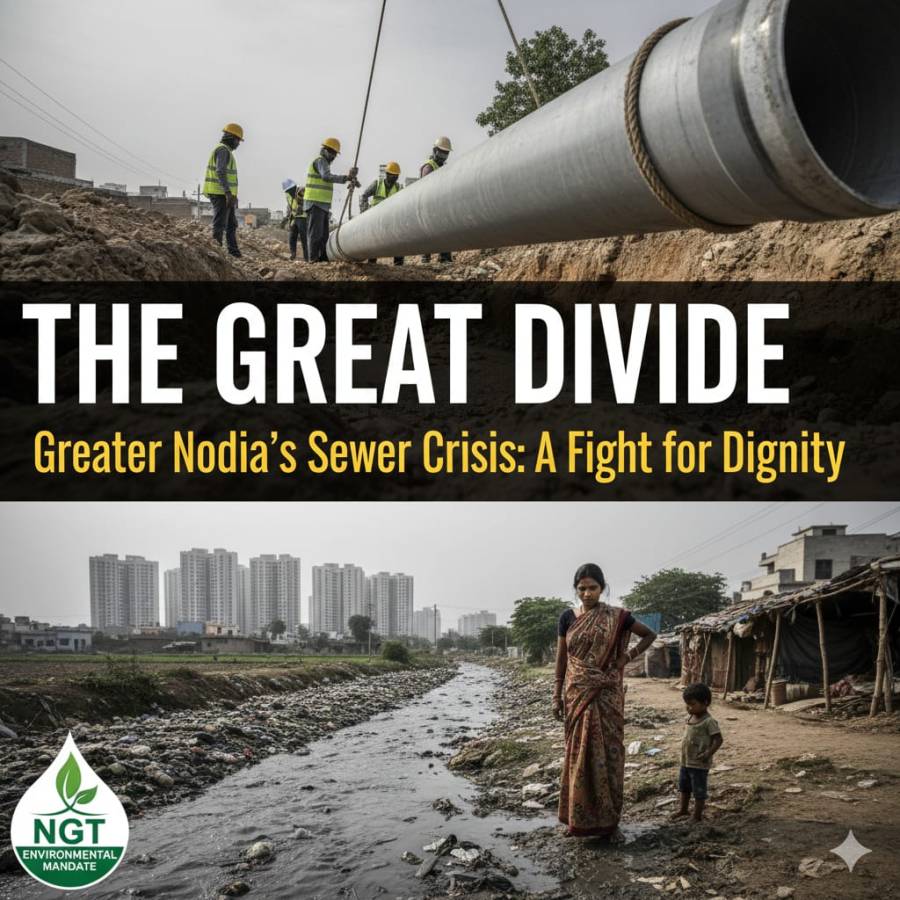NGT Orders 100% Sewer Connectivity in Greater Noida Villages, Citing Public Health Risks