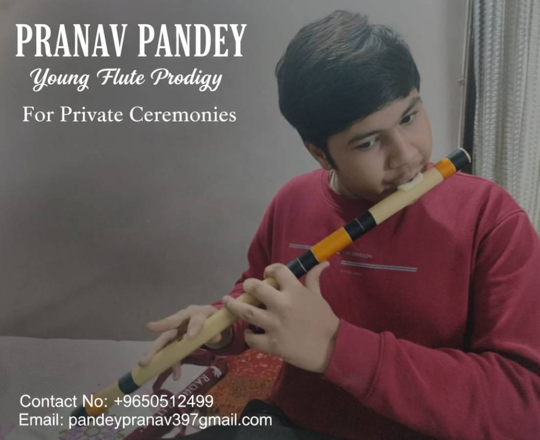 Pranav Pandey: A 12-Year-Old Flute Prodigy Bringing Calm and Grace to Private Ceremonies