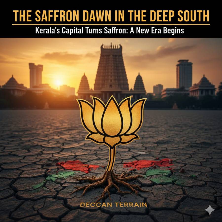 The Saffron Dawn in the Deep South: How the Lotus Bloomed in the Deccan Terrain