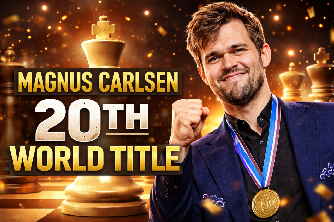 The Unstoppable King: Magnus Carlsen Secures Historic 20th World Title with Rapid and Blitz Double