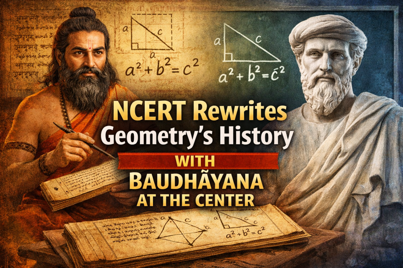 NCERT Rewrites Geometry’s History With Baudhāyana at the Center