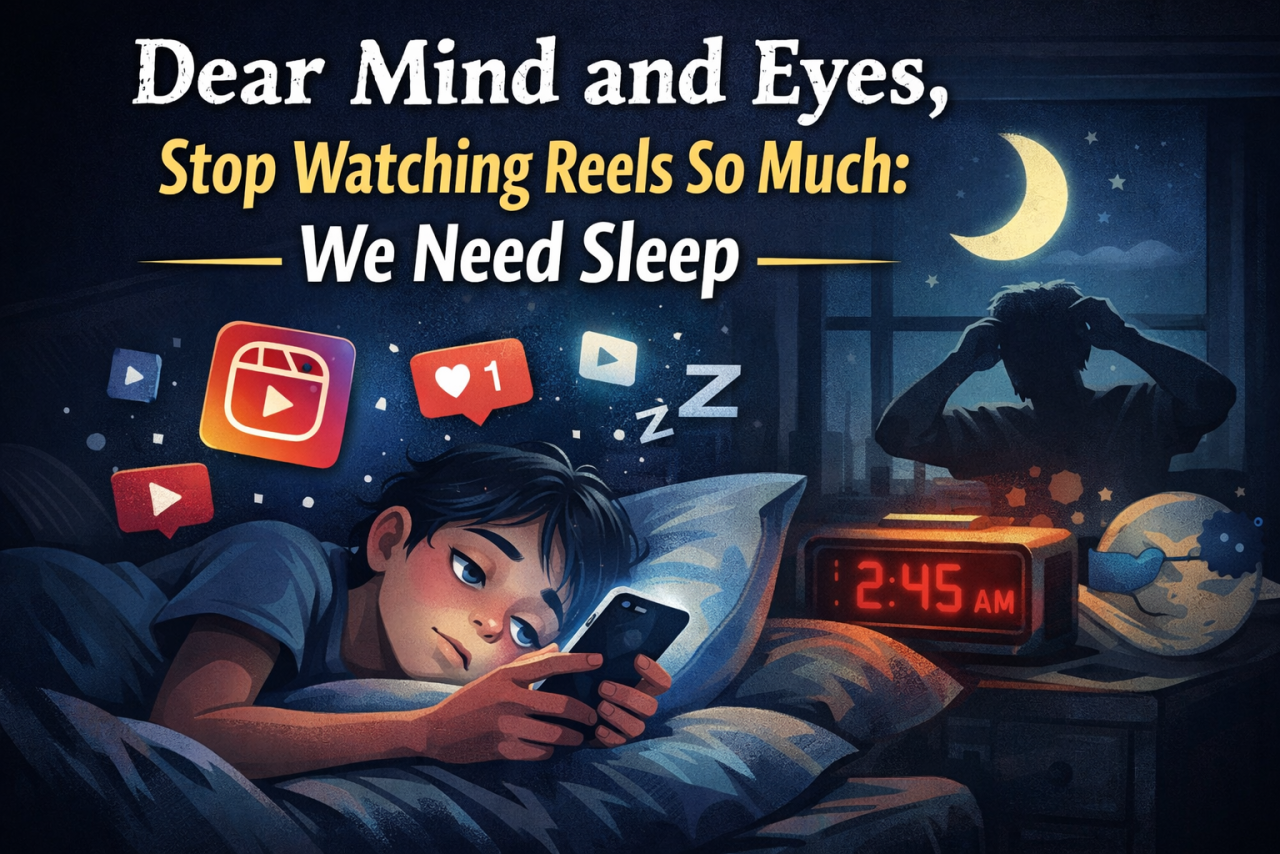 Dear Mind and Eyes, Stop Watching Reels So Much: We Need Sleep