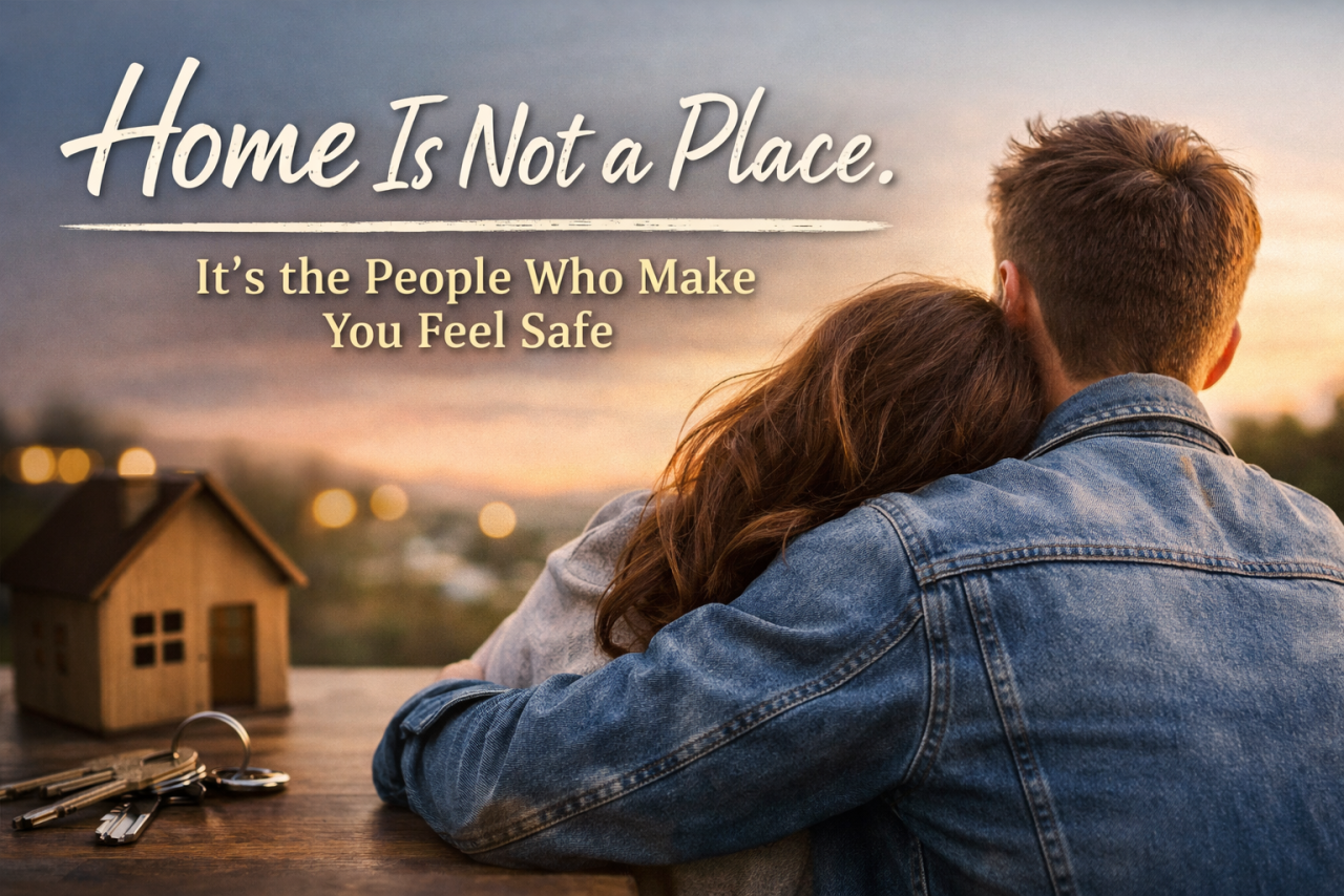 Home Is Not a Place. It’s the People Who Make You Feel Safe