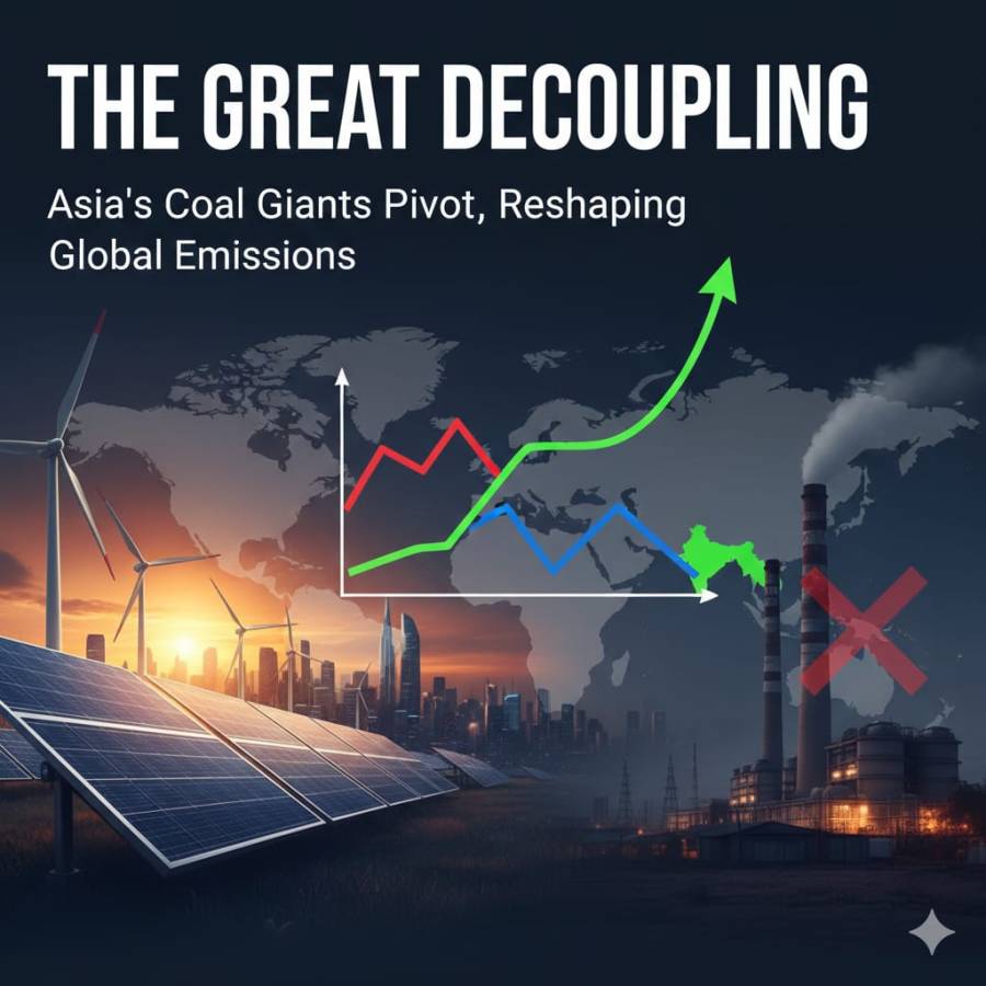 India and China Cut Coal Power for First Time Since 1973, Signaling a Global Emissions Turning Point