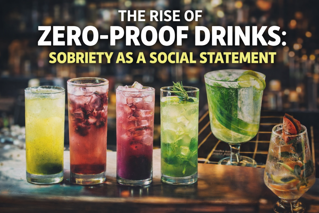 The Rise of Zero-Proof Drinks: How Sobriety Is Becoming the New Social Statement
