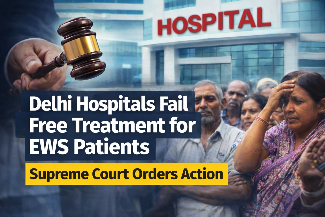 Delhi Hospitals Under Scrutiny for Failing Free Treatment for Economically Weaker Section