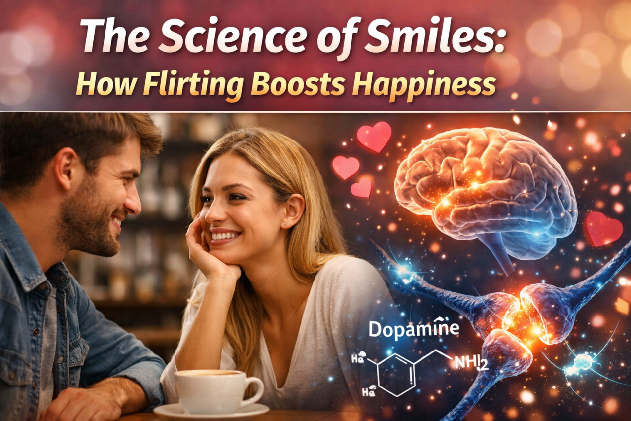 The Science of Smiles: How Flirting Unlocks Our Brain’s Happiness Chemistry