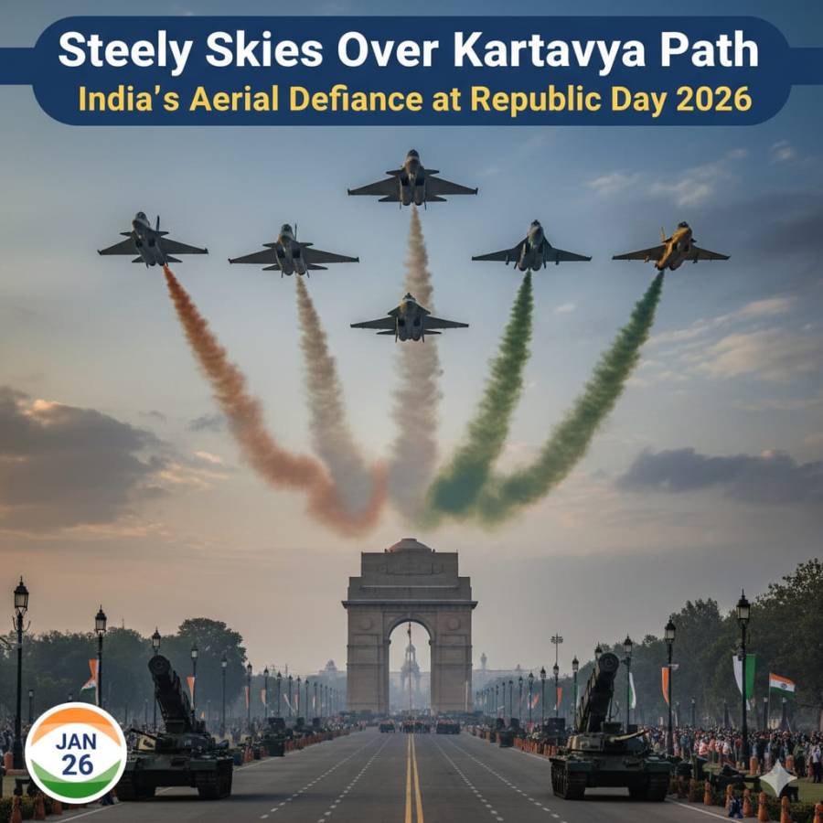 Kartavya Path Turns into a Battle Narrative as IAF Debuts ‘Sindoor’ Formation
