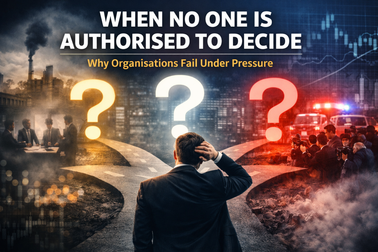 When No One Is Authorised to Decide: Why Organisations Fail Under Pressure