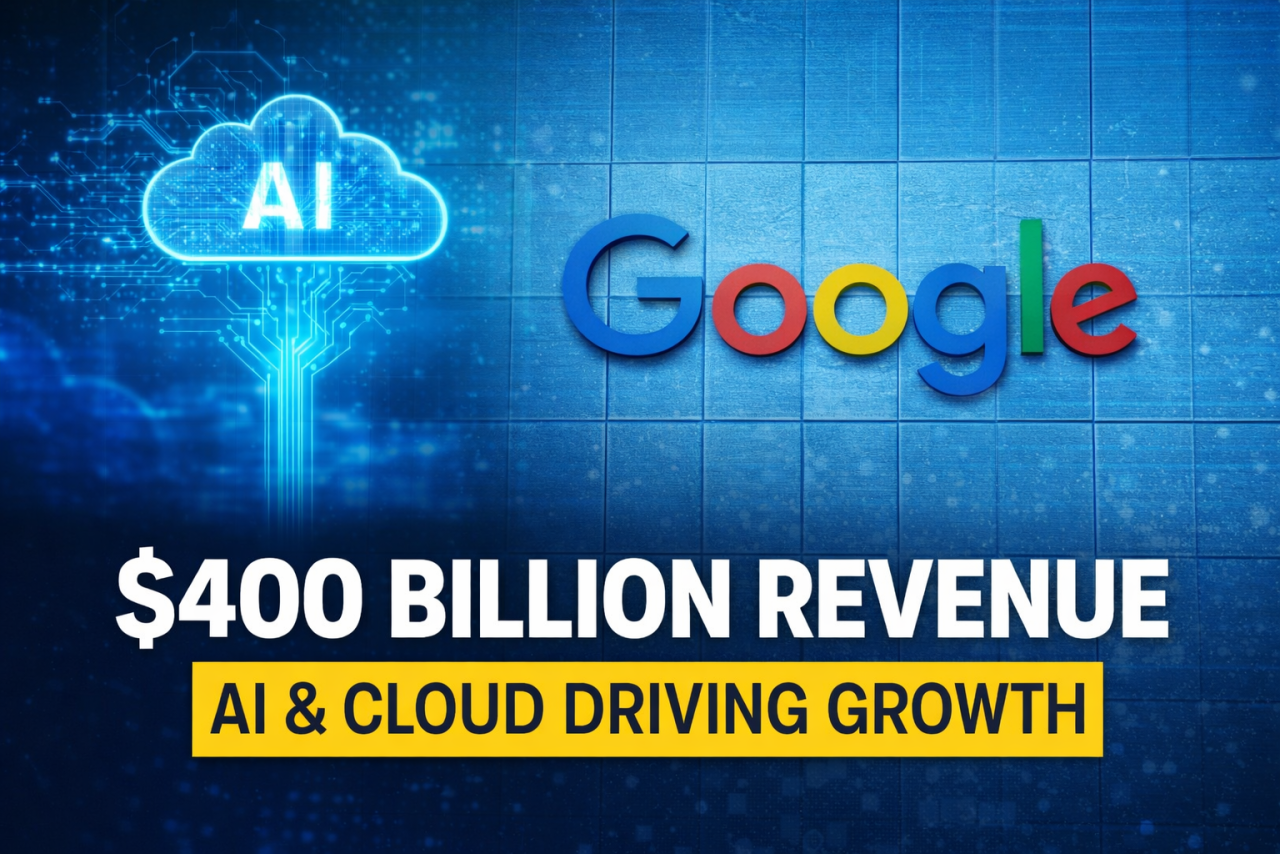 Google Crosses $400 Billion Revenue Mark as AI and Cloud Drive Historic Growth