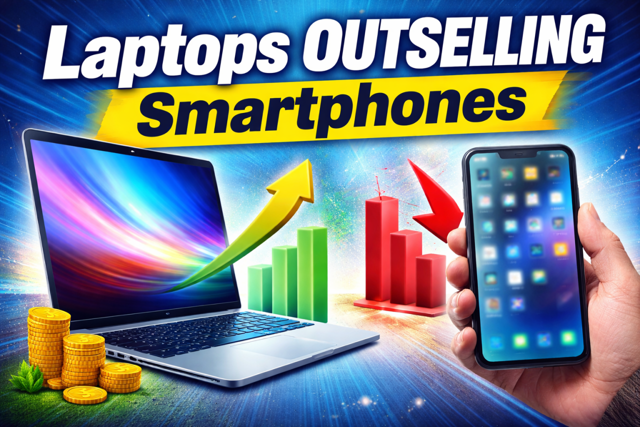 Laptops Outpace Smartphones as India’s PC Market Reaches New High