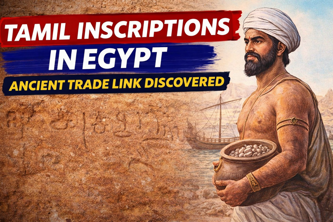 Tamil Brahmi Inscriptions in Egypt: New Evidence of Early Maritime Trade Between South India and the Mediterranean