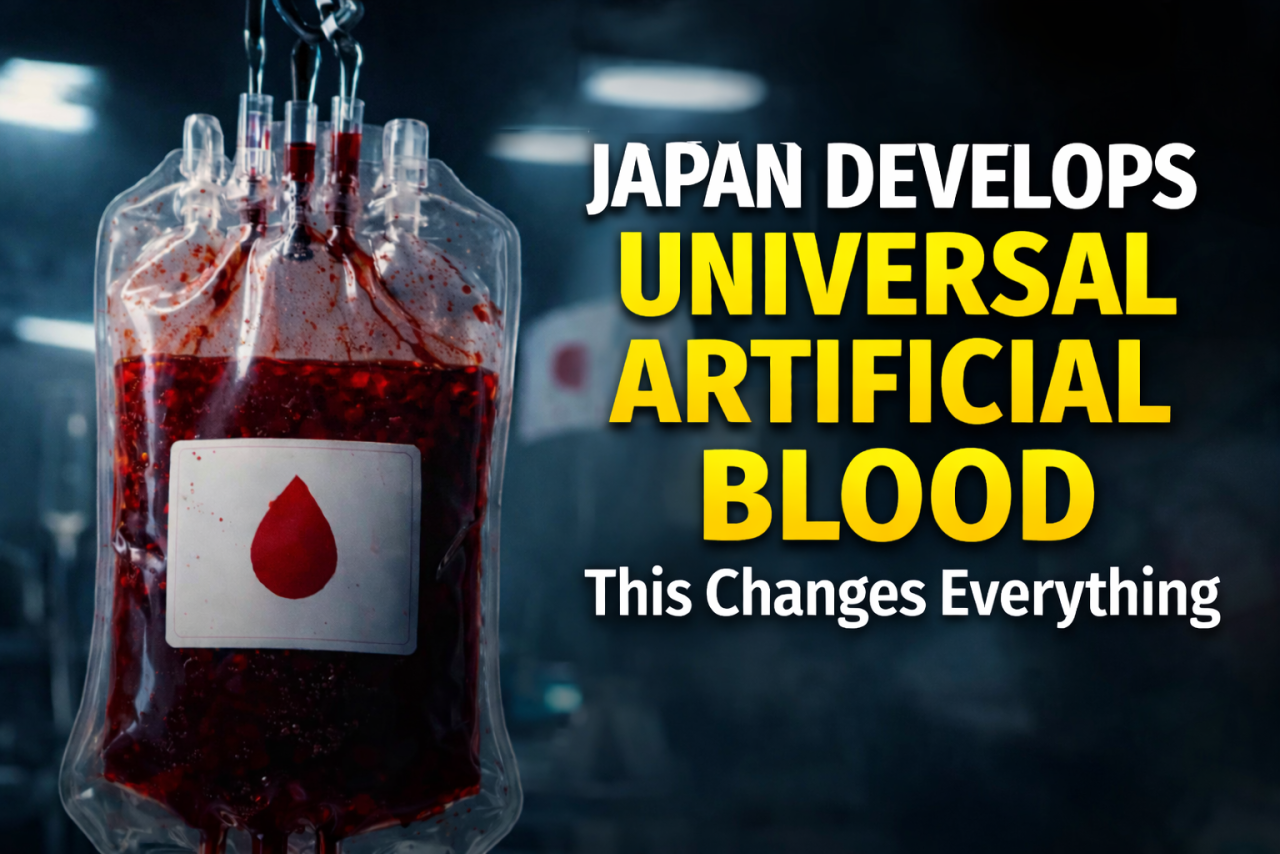 Japan Advances Universal Artificial Blood, Offering Hope Amid Global Shortages
