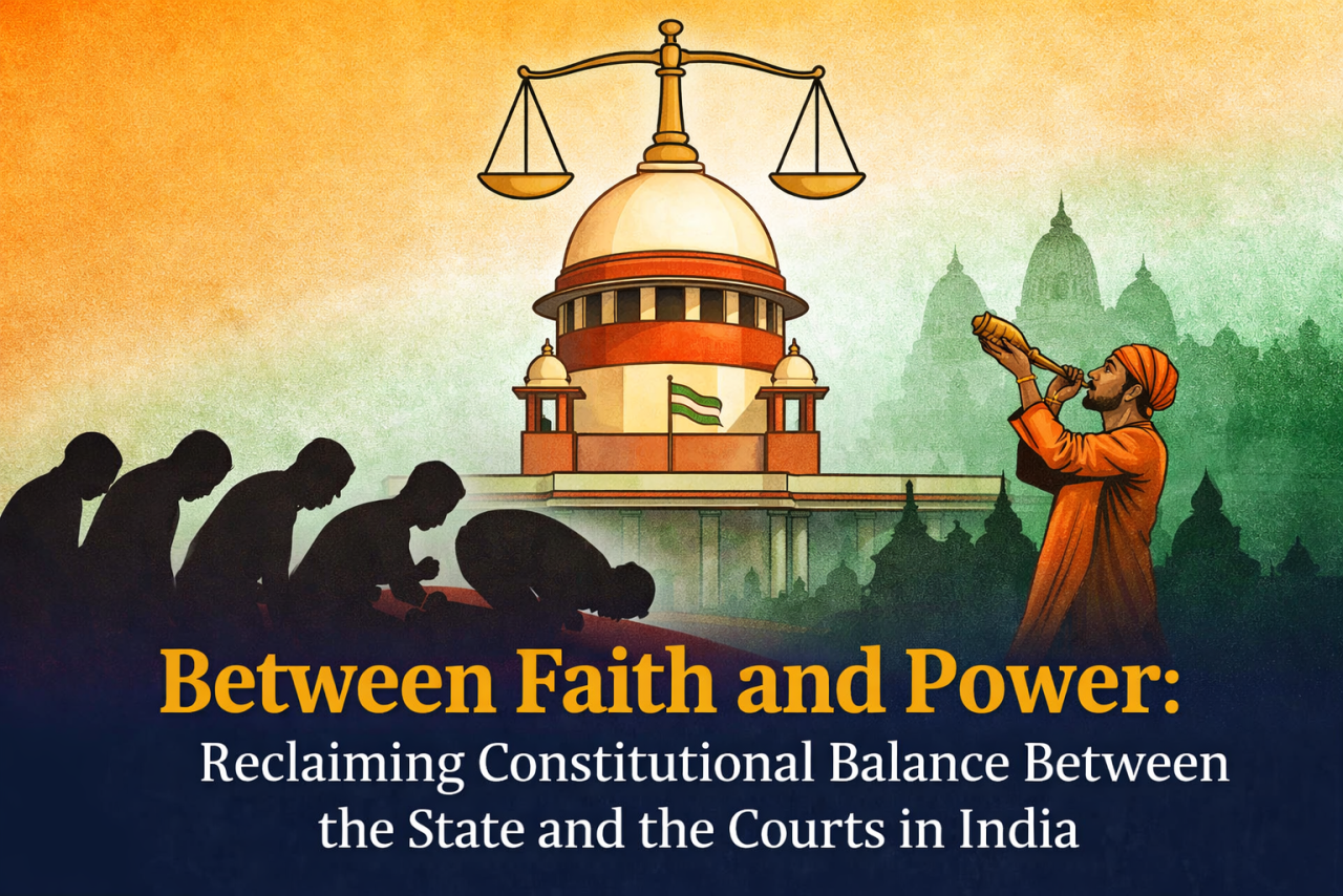 Between Faith and Power: Reclaiming Constitutional Balance Between the State and the Courts in India