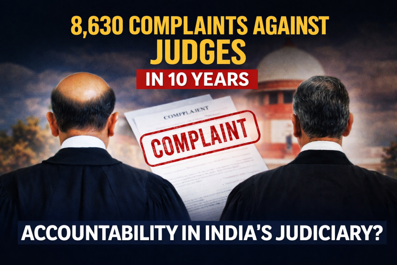 8,630 Complaints in a Decade: What the Numbers Reveal About Accountability in India’s Higher Judiciary