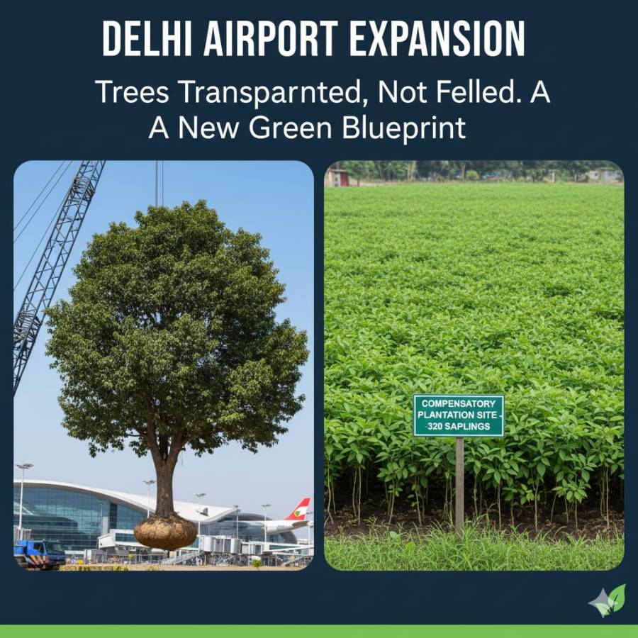 Indira Gandhi International Airport Expansion: Delhi Approves Tree Transplantation, Not Felling