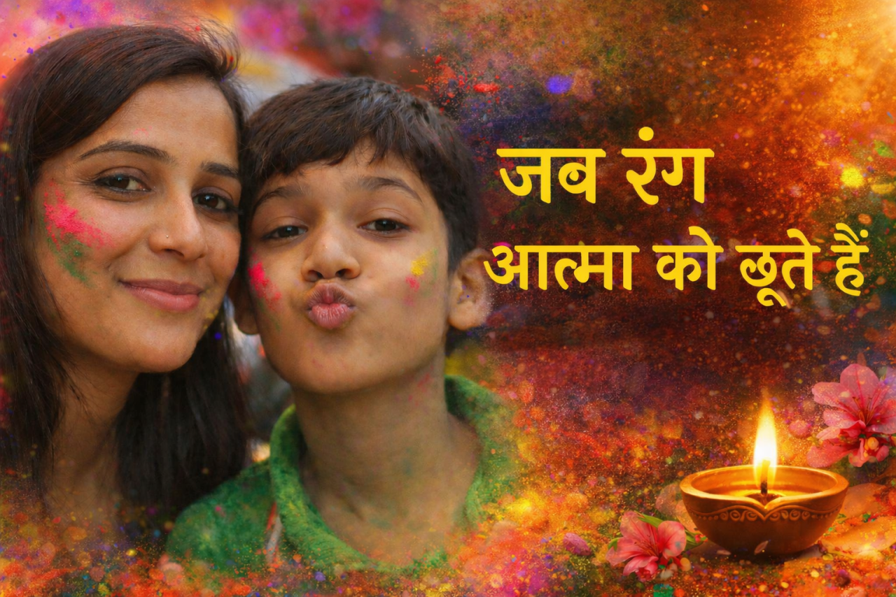 होली: जब रंग आत्मा को छूते हैं