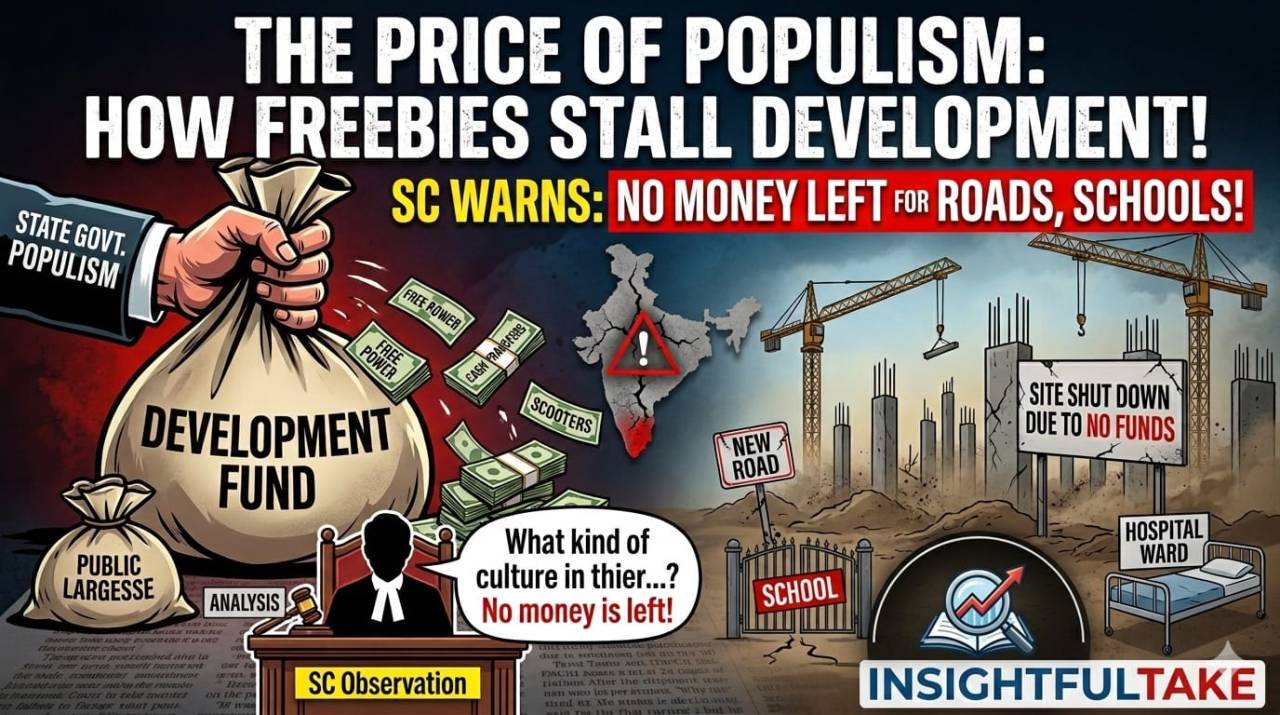 Freebies vs. Development: The Growing Cost of India’s Populist Politics