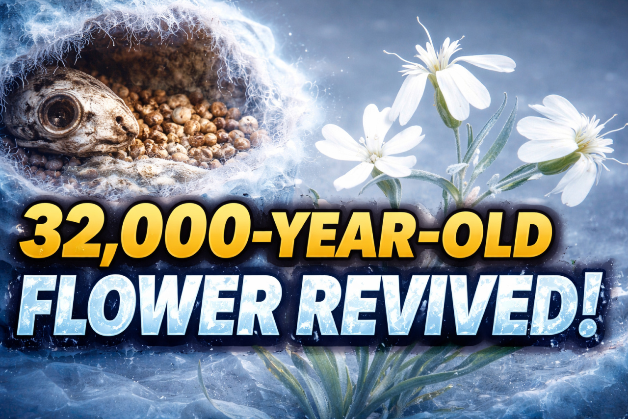 The Flower That Waited 32,000 Years: How Ice Age Seeds Bloomed Again