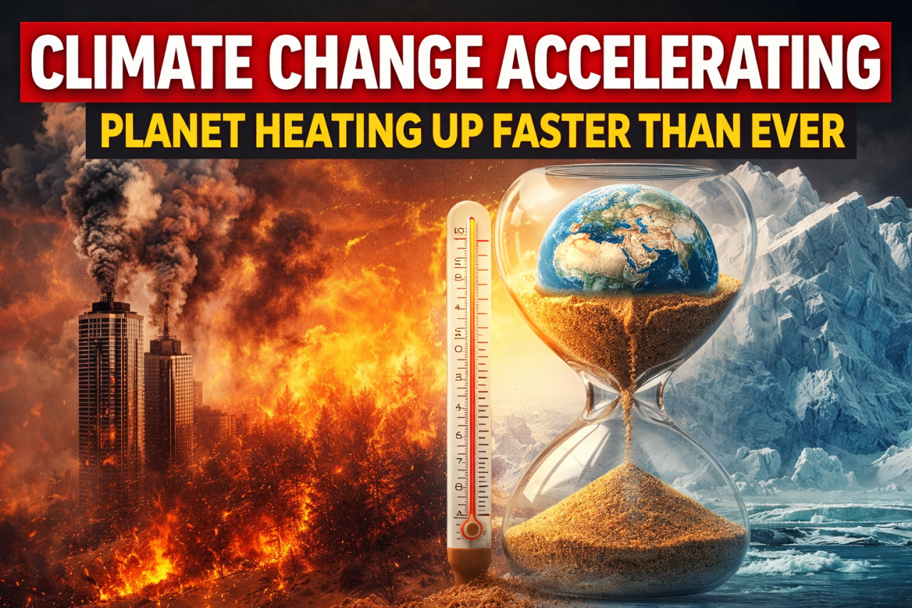 Climate Change Is Accelerating: Scientists Warn the Last Decade Has Been the Fastest Warming Period Yet