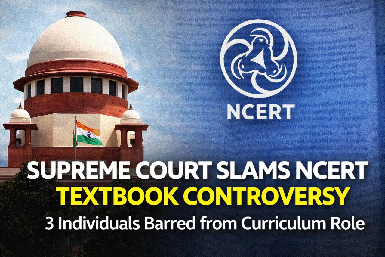Supreme Court Pulls Up NCERT Over Curriculum Controversy, Bars Three Individuals From Textbook Role