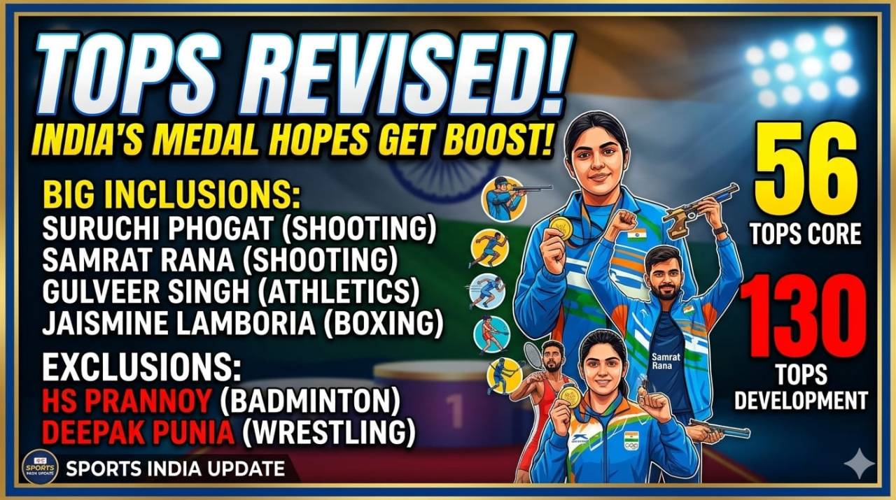 The Winning Edge: Revised TOPS List Welcomes India’s Rising Sporting Stars