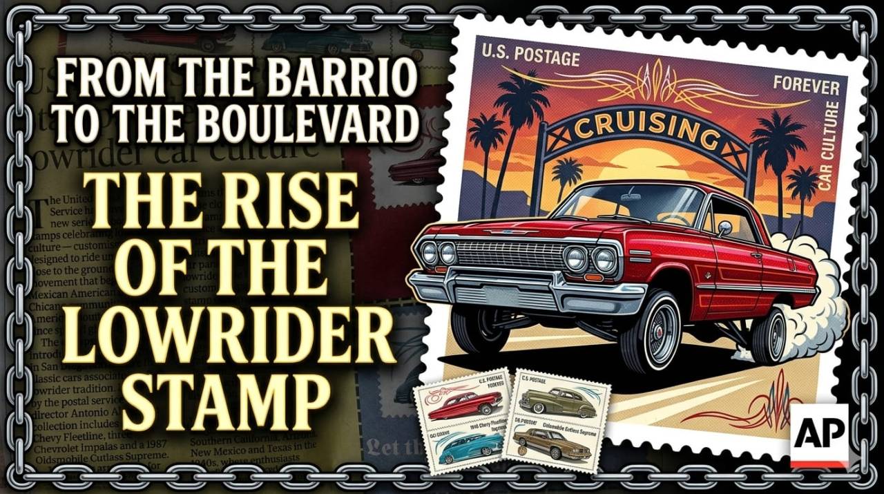 USPS Lowrider Stamp Series Celebrates Chicano Car Culture and Automotive Art in America