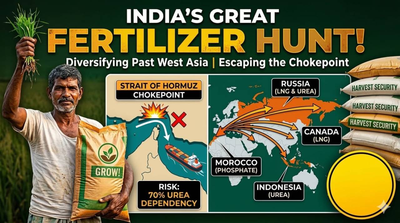The Great Fertilizer Pivot: India’s Global Search for Harvest Security