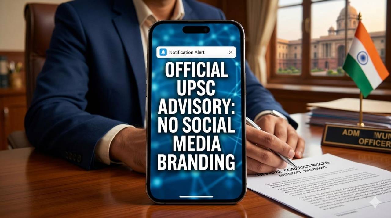 UPSC Draws a Firm Line on Social Media for New Recruits