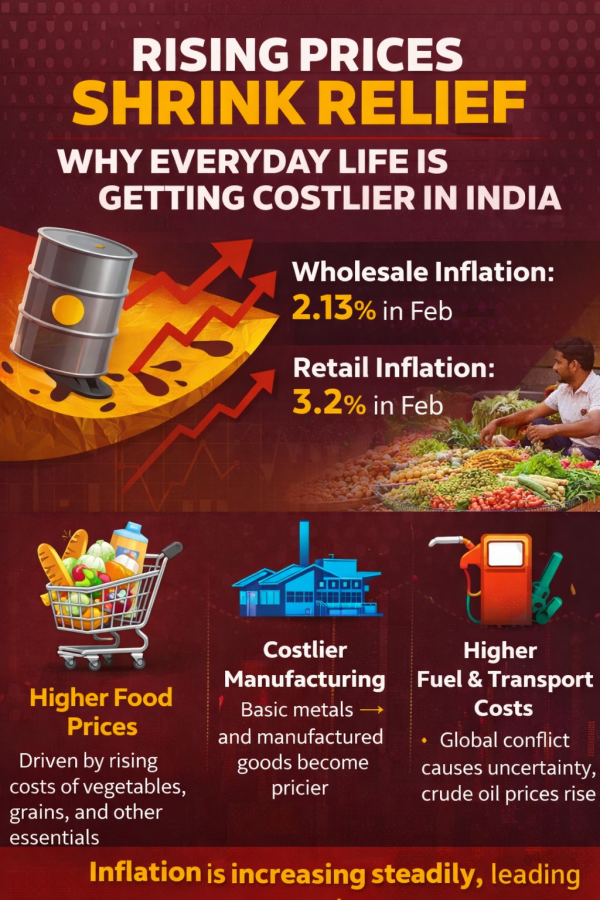 Rising Prices, Shrinking Relief: Why Everyday Life Is Getting Costlier in India