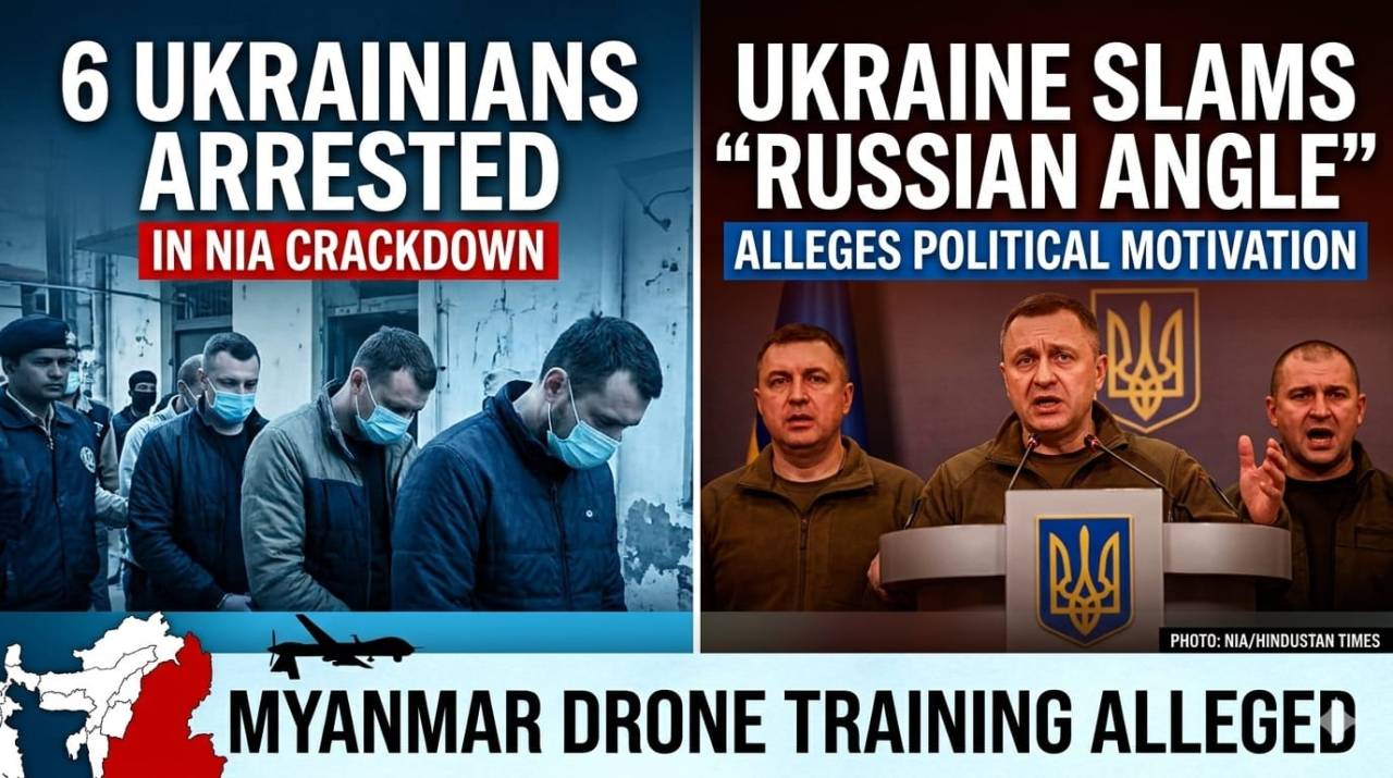 The “Russian Angle”: Ukraine Calls NIA Arrest of 6 Nationals “Politically Motivated” in Myanmar Drone Case
