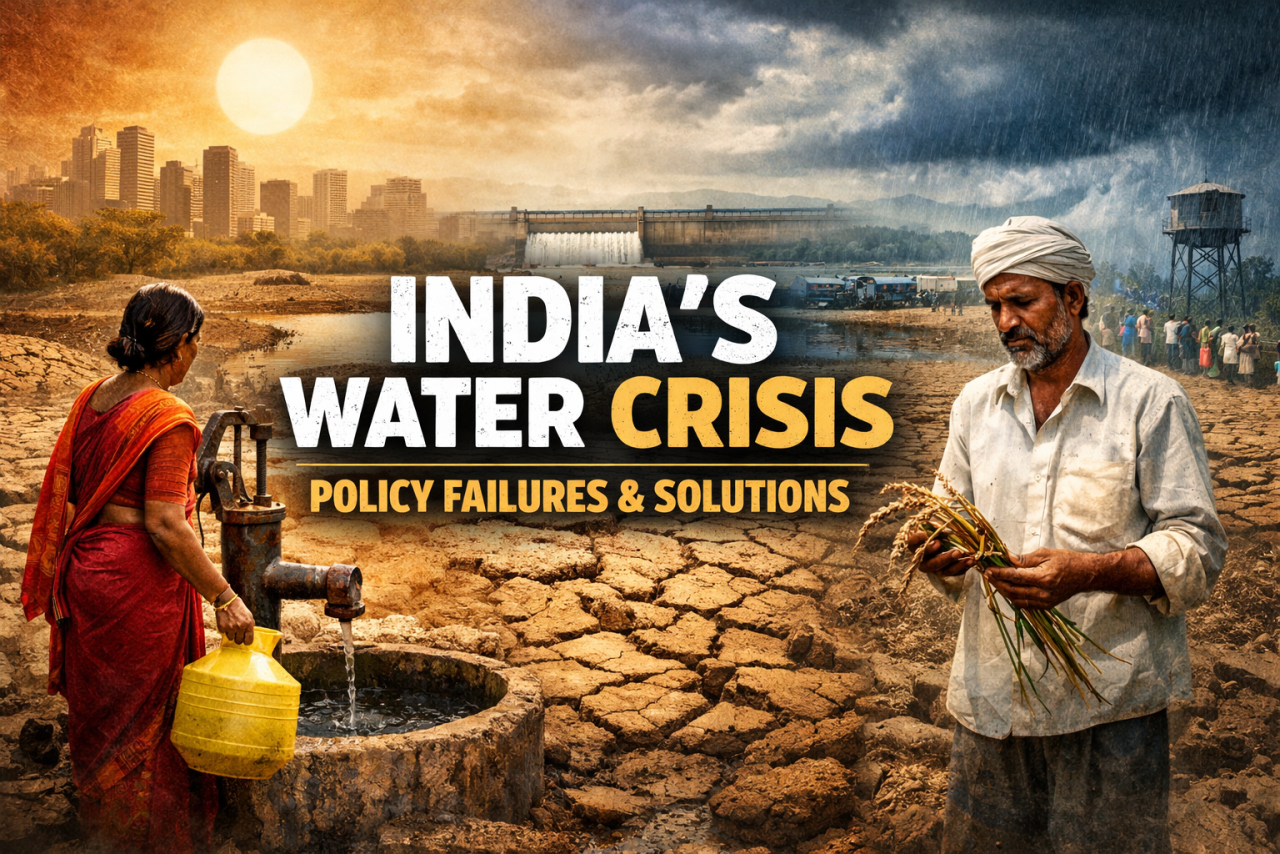 India’s Water Crisis: Mismanagement, Policy Gaps, and the Urgent Need for Conservation