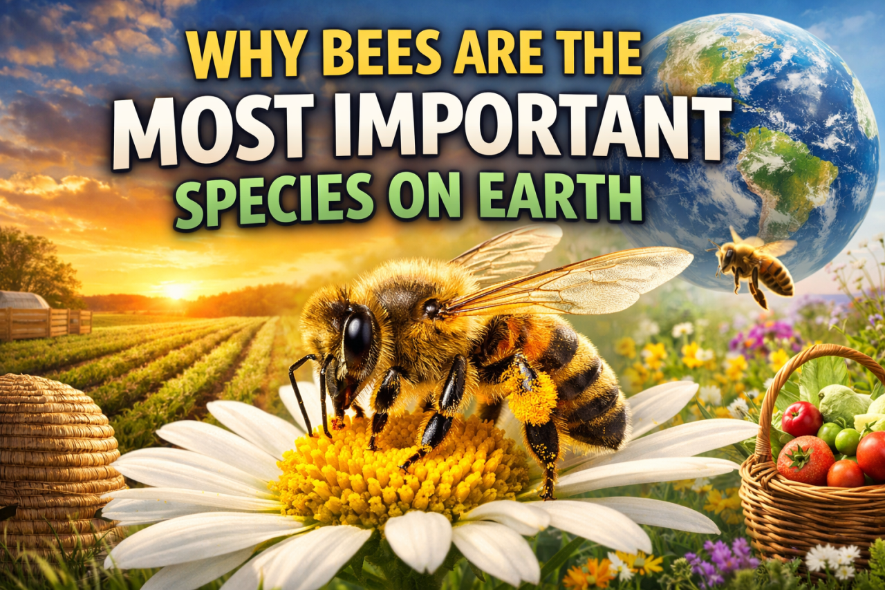 The Indispensable Sting: Why Bees Are the Most Important Species on Earth