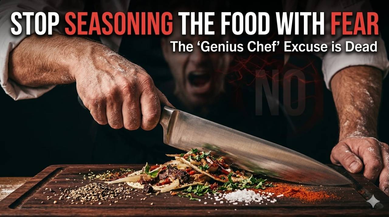 Stop Seasoning Food with Fear: Why the ‘Genius Chef’ Excuse Has Finally Expired