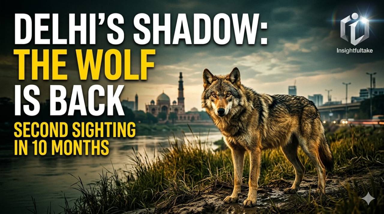 Wolf Spotted Again in Delhi After 10 Months