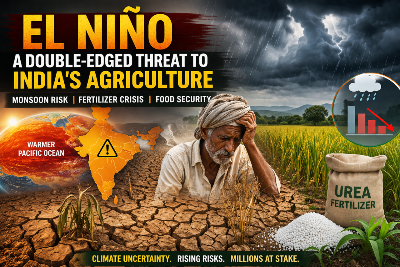 The Looming Shadow of El Niño: A Double-Edged Threat to India’s Agrarian Economy